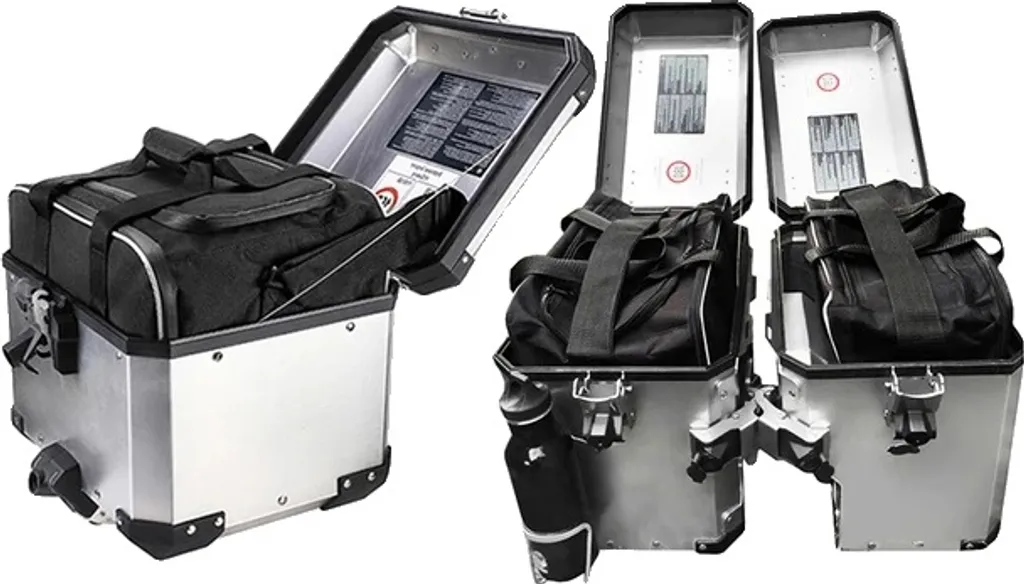 Poches intérieures de valise pour moto BMW R1200GS Adv - Set complet 3x