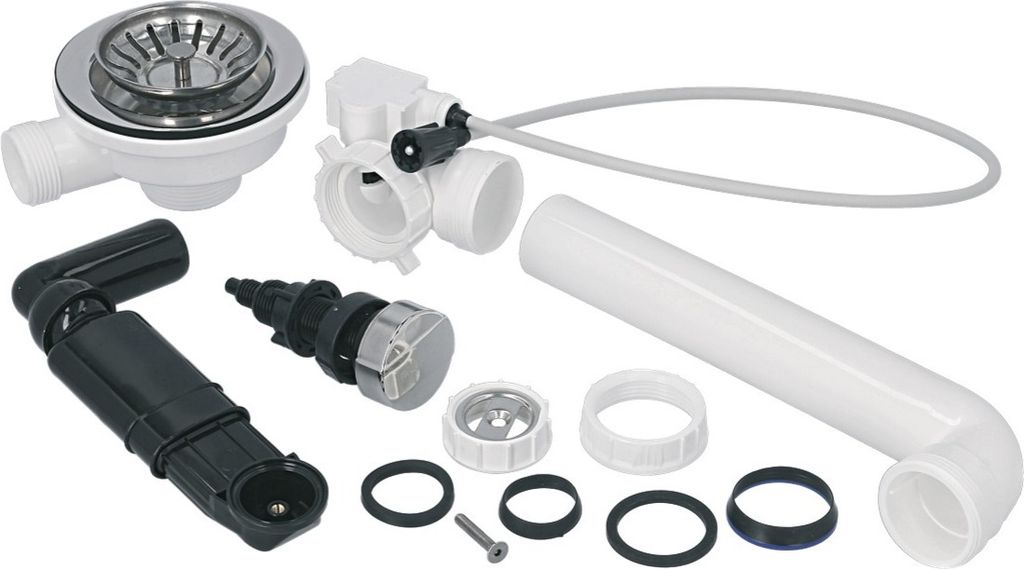 BLANCO Ablaufgarnitur 3,5'' mit Ablauffernbedienung und Produktbild 