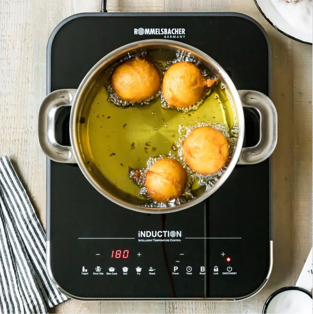 Plaque de Cuisson Mobile Induction 2000W pour Camping et Studio - 19