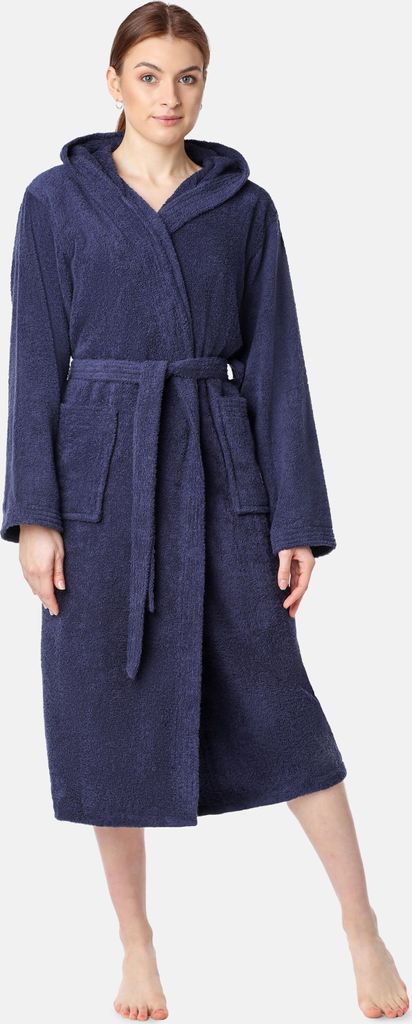 Ladeheid Damen Frottee Bademantel aus 100% Baumwolle Produktbild 5