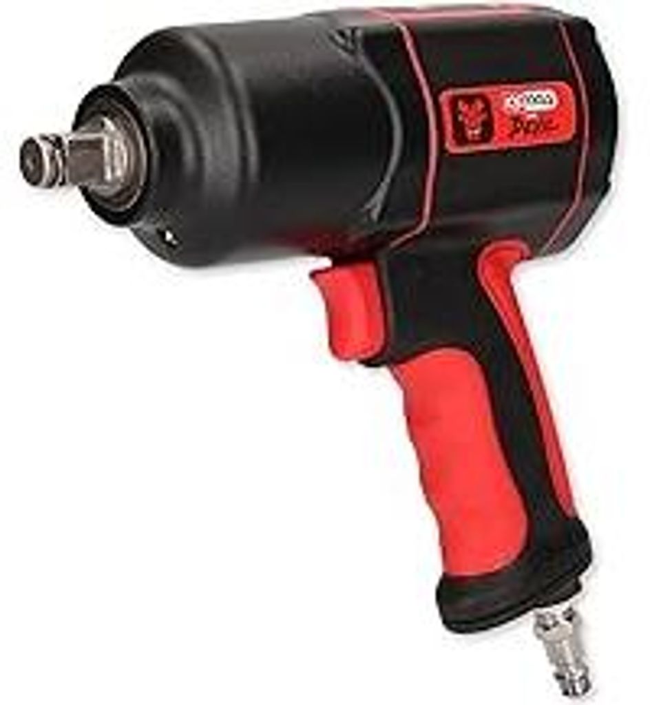 KS Tools THE DEVIL Schlagschrauber Druckluft 515.1200 I Druckluft Schlagschrauber mit praktischem Umschalthebel L/R I Hochleistungs-Doppel-Hammer-S...