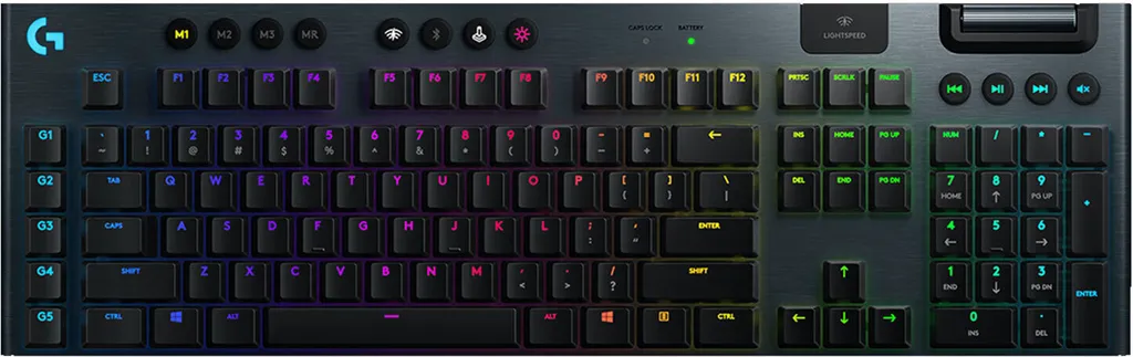 Clavier Mécanique Gamer Logitech G915 Bluetooth et USB LIGHTSPEED Noir - 3