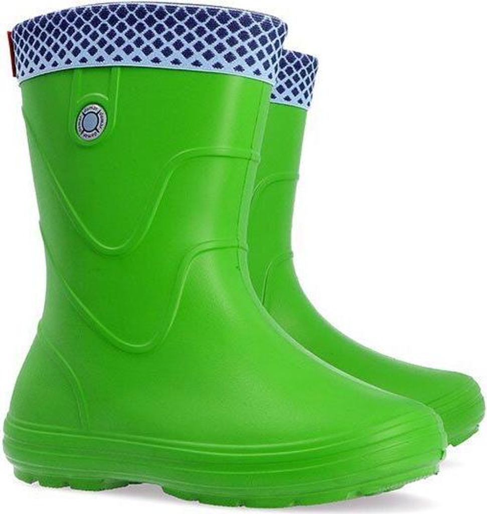 Demar VIBES KINDER GUMMISTIEFEL ISOLIERTE LEICHTE REGENSTIEFEL Größe: 32/33, Herstellerfarbe: Grün