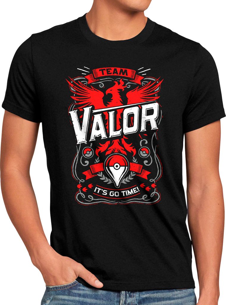 BaumwolleCloud Let's Go Valor Herren T-Shirt monster game online