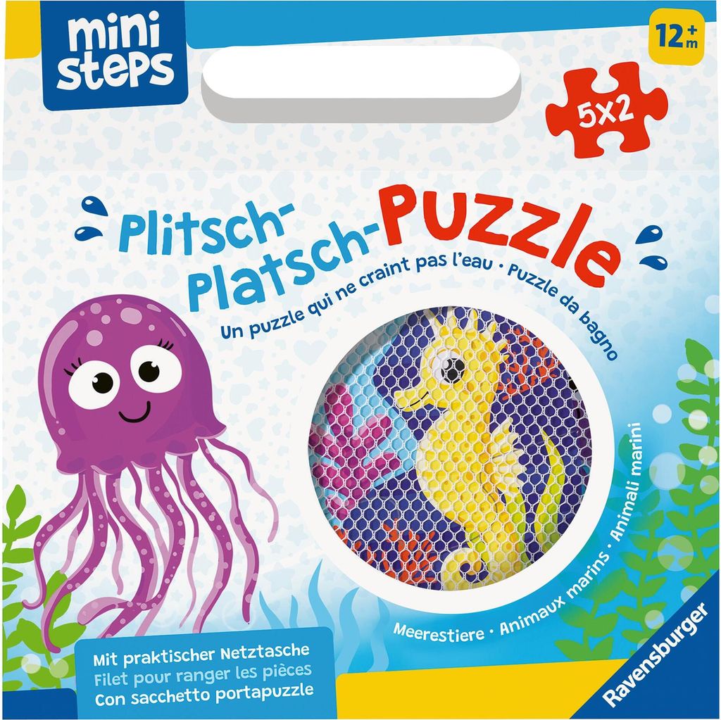 Plitsch-Platsch-Puzzle Meerestiere Ravensburger 04588 Produktbild 