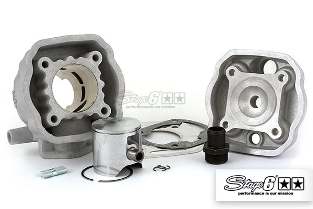 Cylindre Stage6 Bigracing 88cc pour run et compétition Derbi d50 - 2