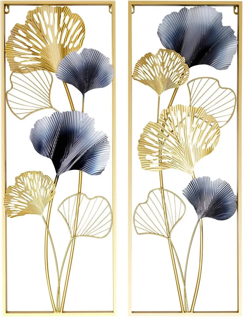 Habillage mural métal ginkgo - Solution déco pour murs vides et sans vie
