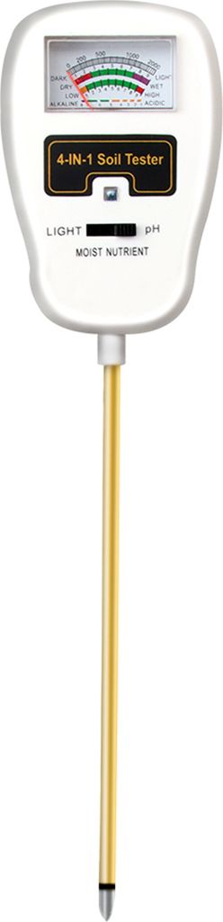 4 in 1 Bodentester Feuchtigkeitslicht pH-Tester Naehrstoffmessgeraet 90¡ã faltbar Pflanzenanbau Gartengeraete fuer Topfpflanzen