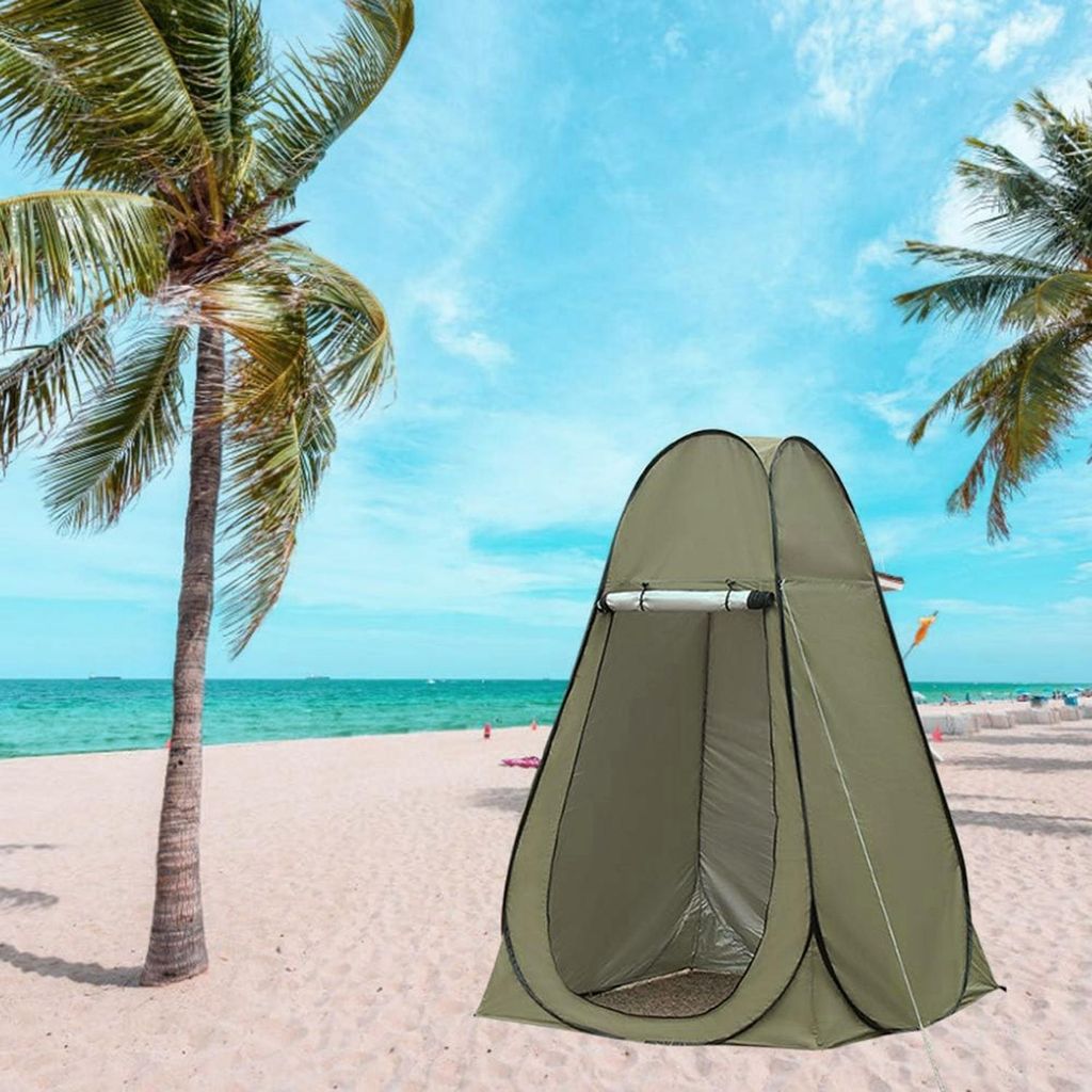 STILVORA Duschzelt Camping, Outdoor Duschzelt, Mobile Duschkabine, Faltbares Duschzelt tragbar, Camping Toilette und Dusche Zelt, Schnellaufbau Dus...