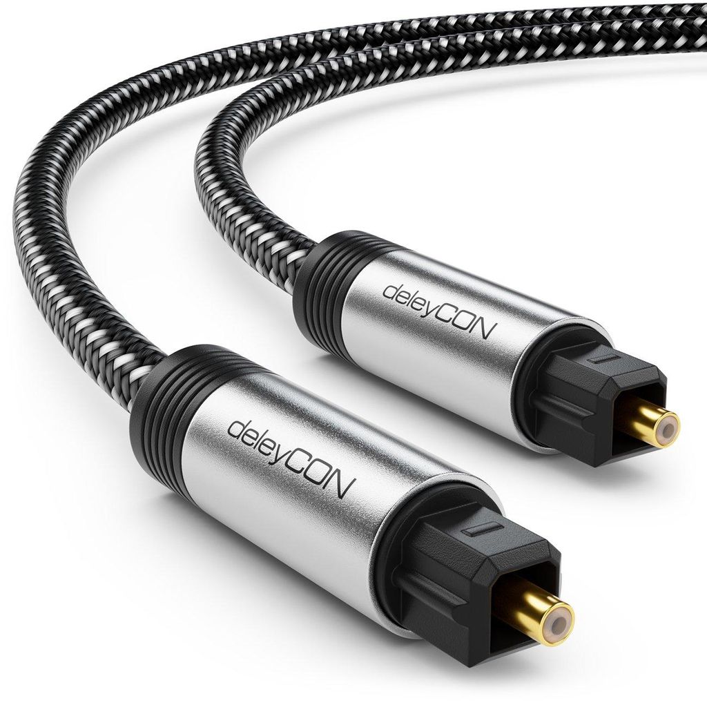 deleyCON 3,0m Toslink Kabel Digital Audio SPDIF Produktbild 