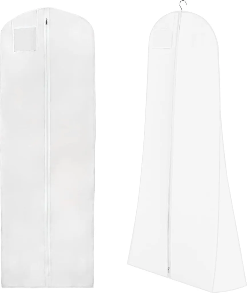 Housse Robe de Mariée 180 cm Anti-Poussière : Protégez votre Robe Blanche