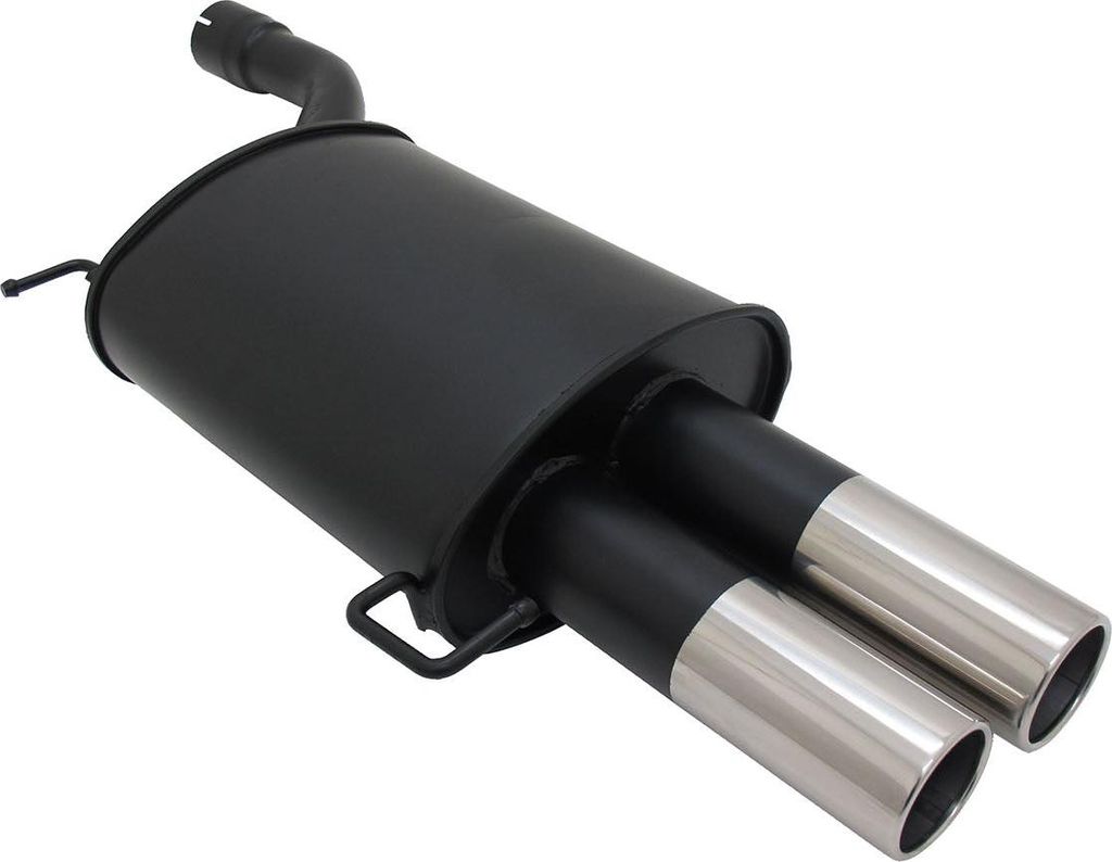 Novus športový výfuk pre BMW E60 sedan 2x76mm zadný tlmič s Obrázok produktu 
