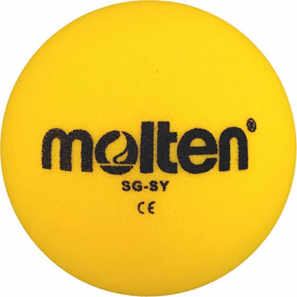 Balle de Softball Souple Molten Jaune 210mm Idéale pour les Écoles