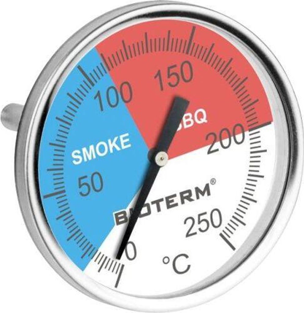 räucherkammer-Thermometer 2in1, 0-250 st.C