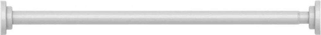 Duschstange ausziehbar – weiß – 66 cm bis 99 cm – universell – ohne Bohren – verstellbar – Duschvorhangstange – multifunktional