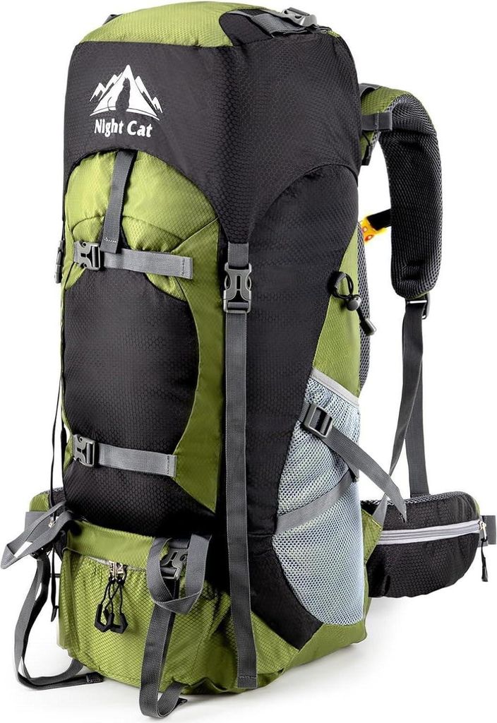 Night Cat Trekkingrucksack 90L Damen Herren Camping Wandern Produktbild 