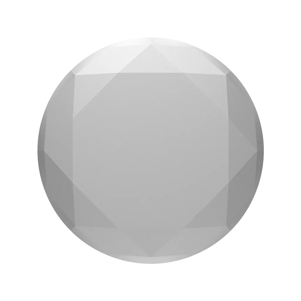 PopGrip PopSockets Argento Diamantato: Lusso Metallico per il tuo Cellulare