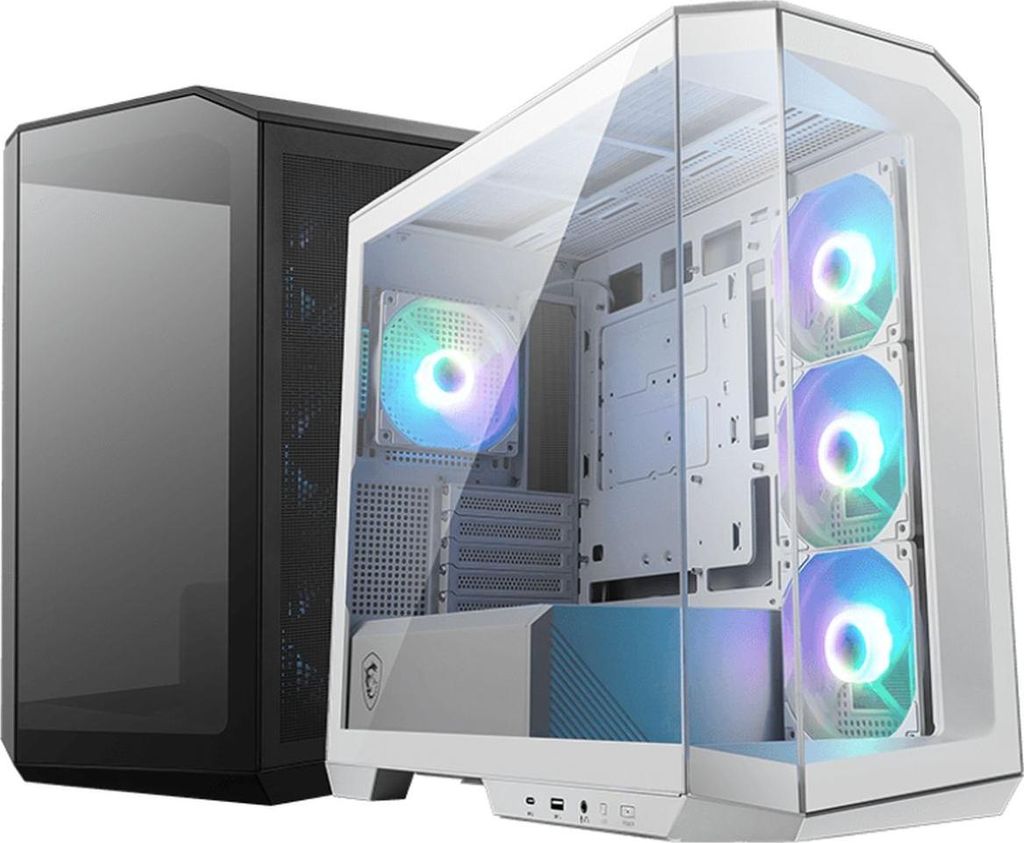 MSI MAG PANO M100R PZ Micro Tower Bianco Immagine del prodotto 