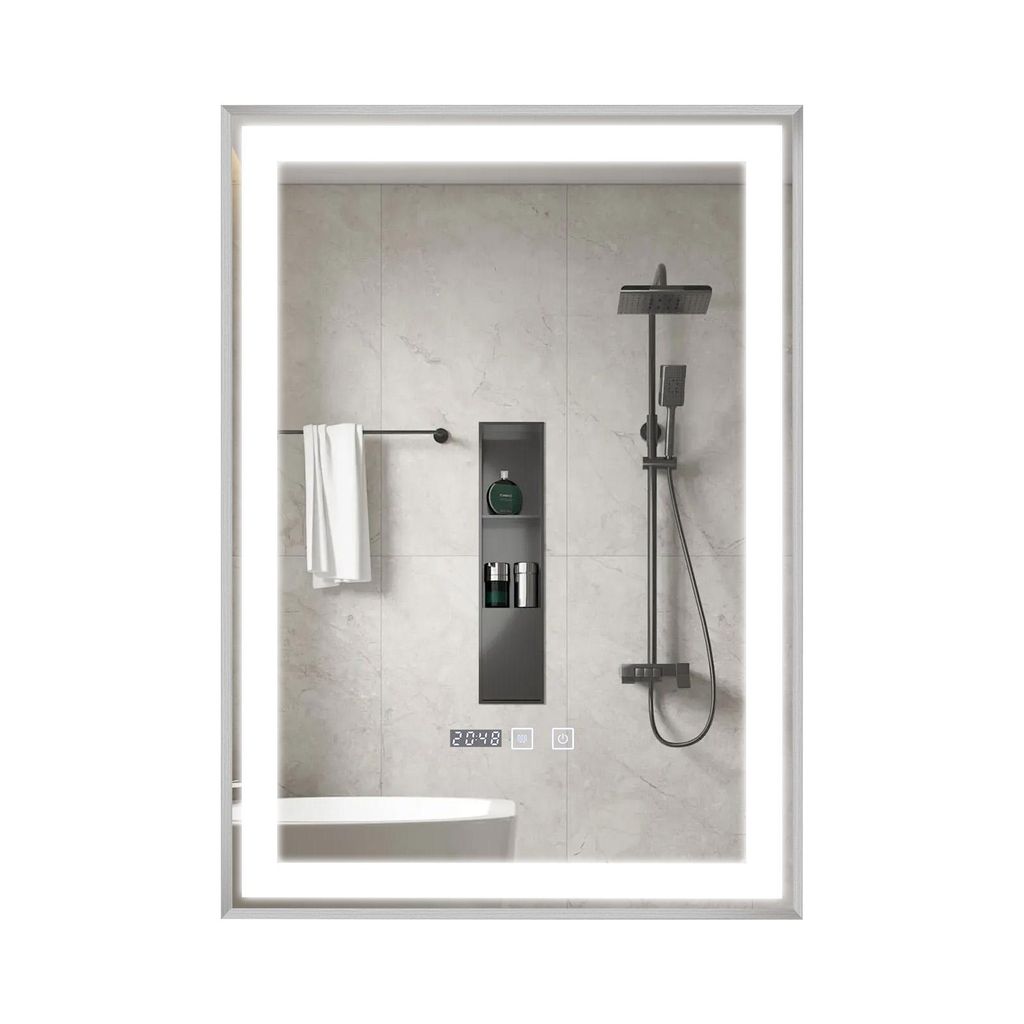 Puluomis miroir de salle de bain 50x70 antibuée avec Image du produit 