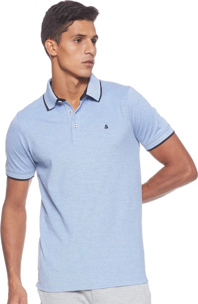 Jack & Jones 12136668, Modrá, M, Bavlna, Nepoužívať Obrázok produktu 