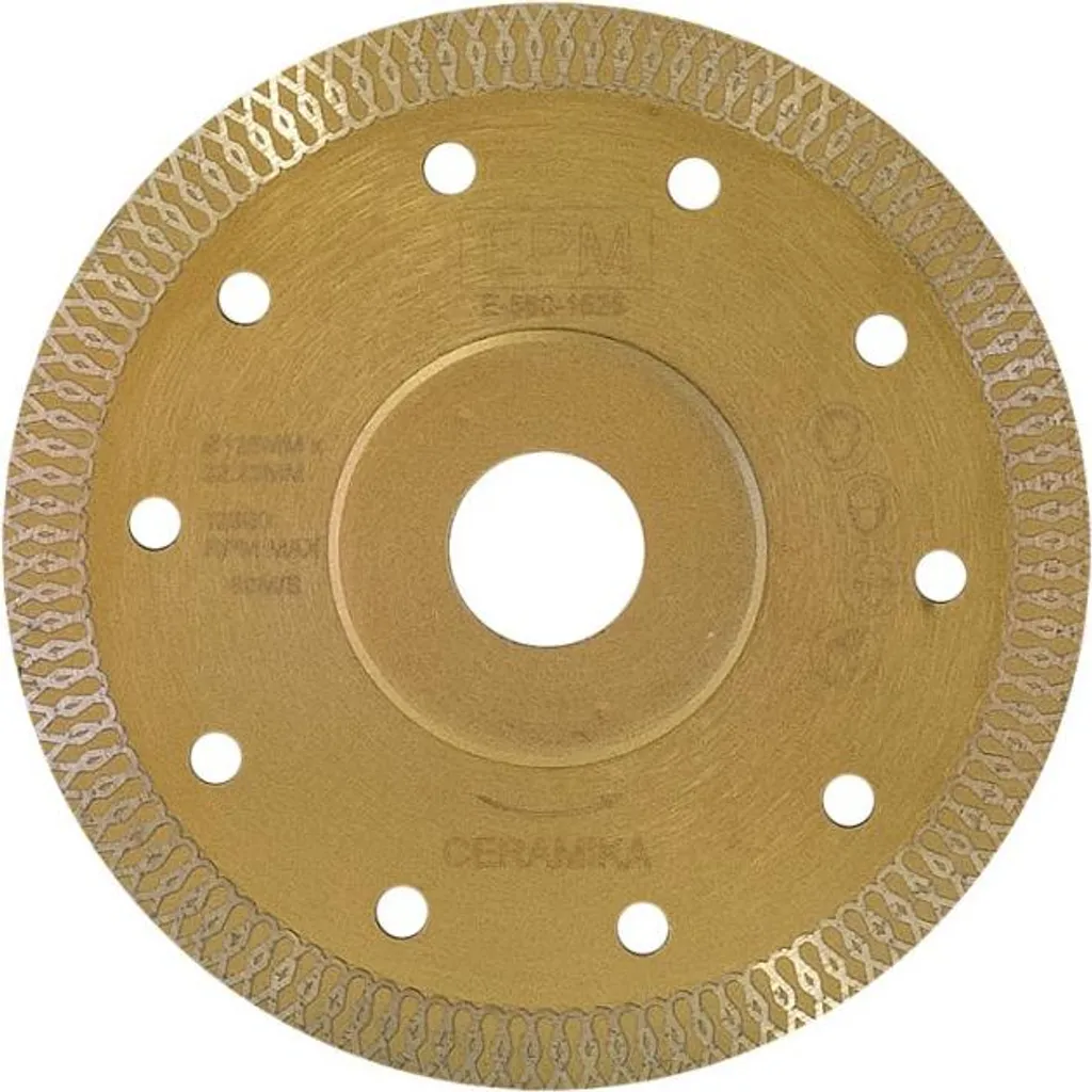 Disque Diamant 125mm Industriel pour Meuleuse d'Angle et Découpe Béton
