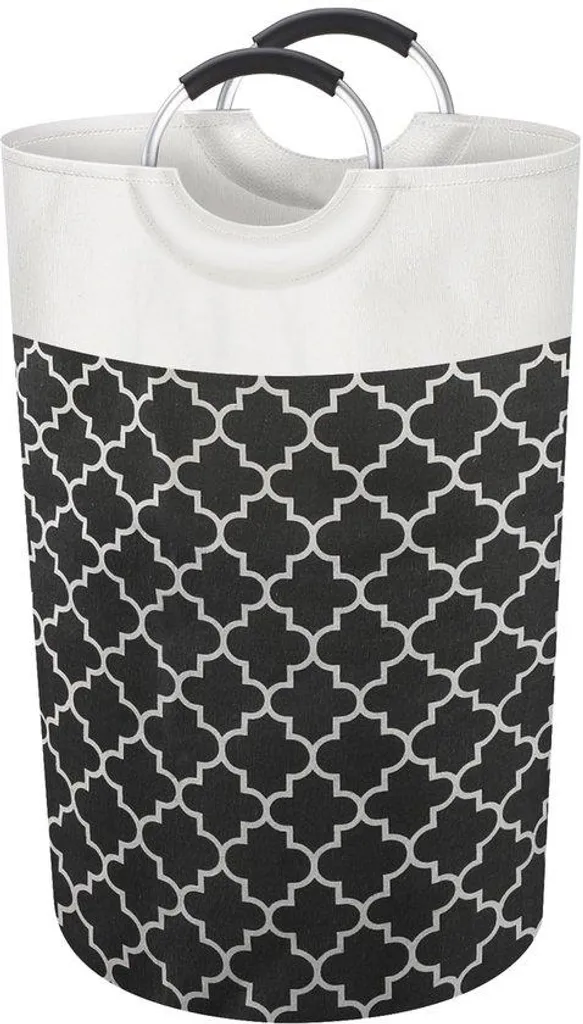 Seau 82 litres robuste noir, anse cuir premium et protection étanche XL