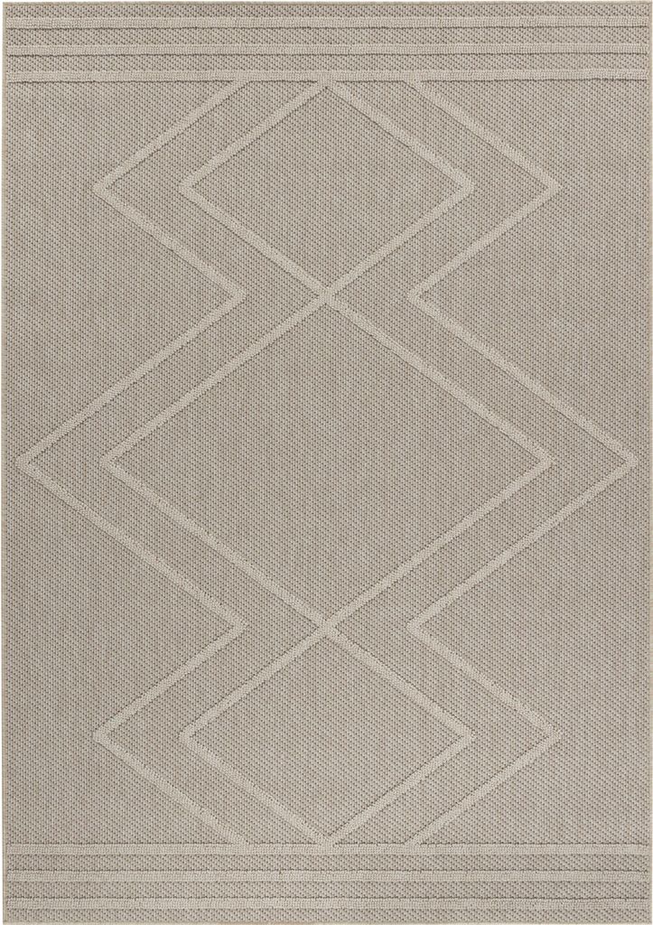 Patara Zigzag teppich indoor/outdoor rechteckig 240x340cm beige
