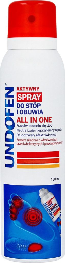 Antimykotický sprej pre nohy a obuv all in one Undofen Obrázok produktu 