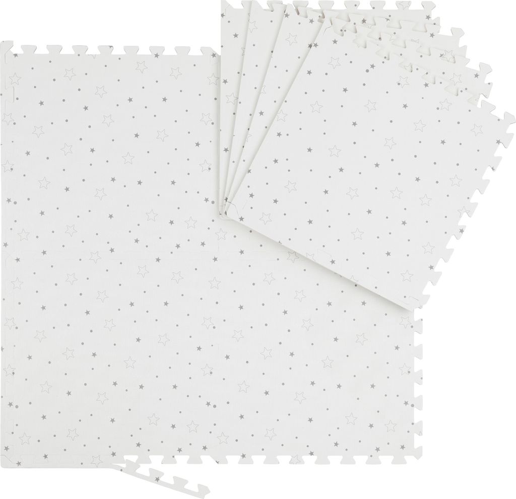 Relaxdays mata puzzle gwiazdki, 8 elementów, pianka EVA, Zdjęcie produktu 