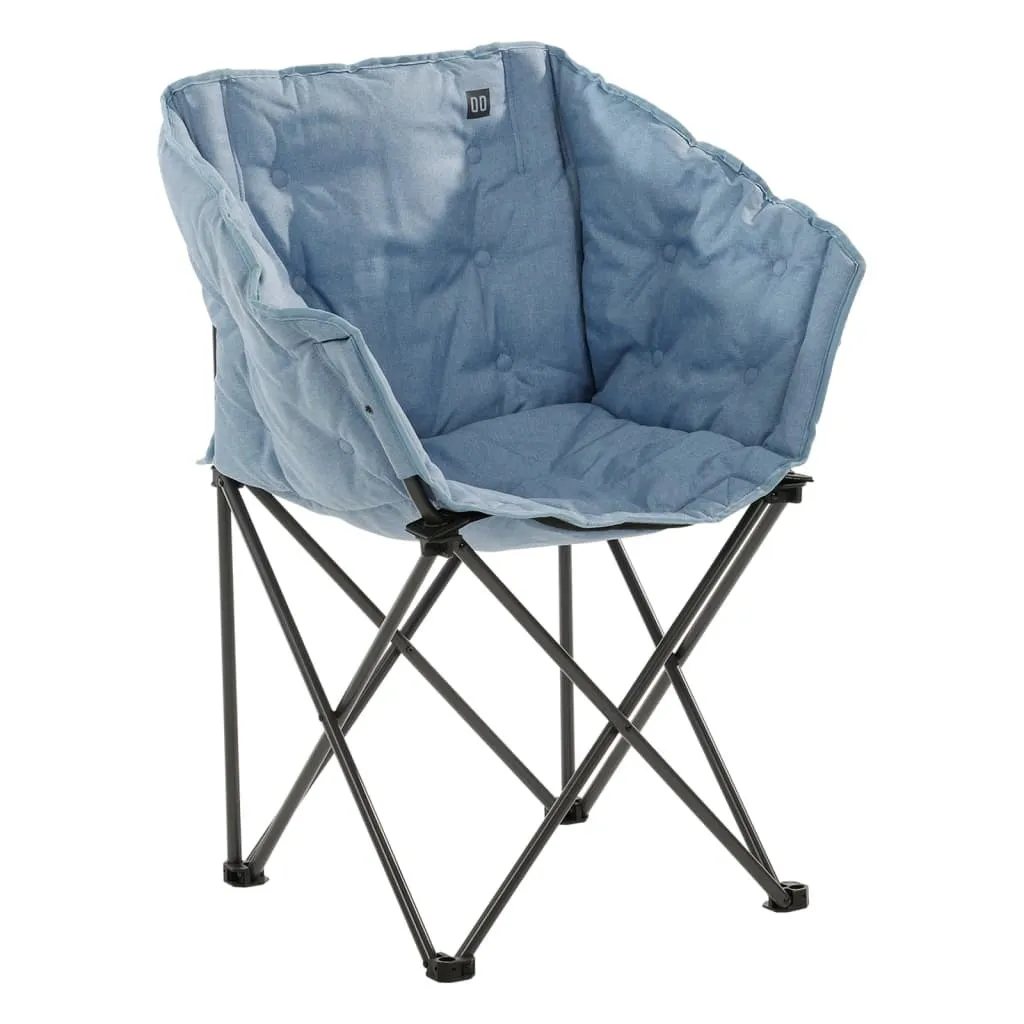 Chaise de camping pliable Travellife Lago Cross bleue ultra compacte