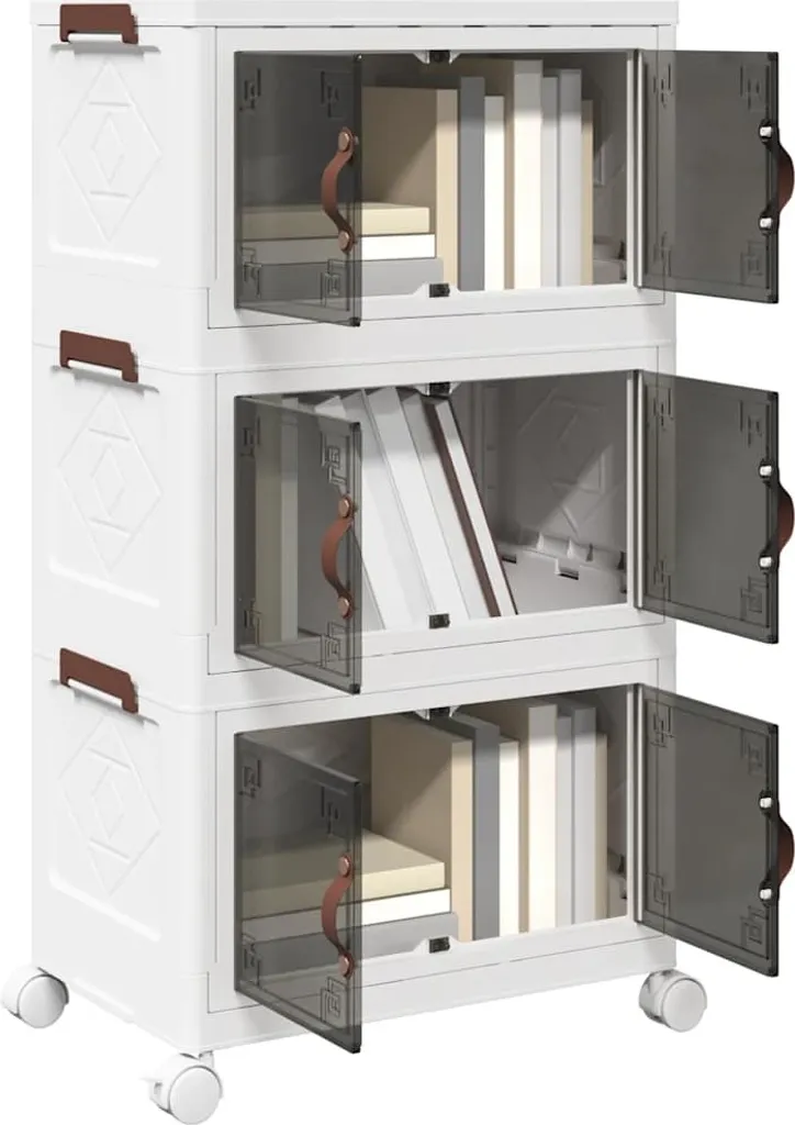 Sistema di Stoccaggio Verticale Hommie 9491444 - 3 Livelli, 28L, Mobile