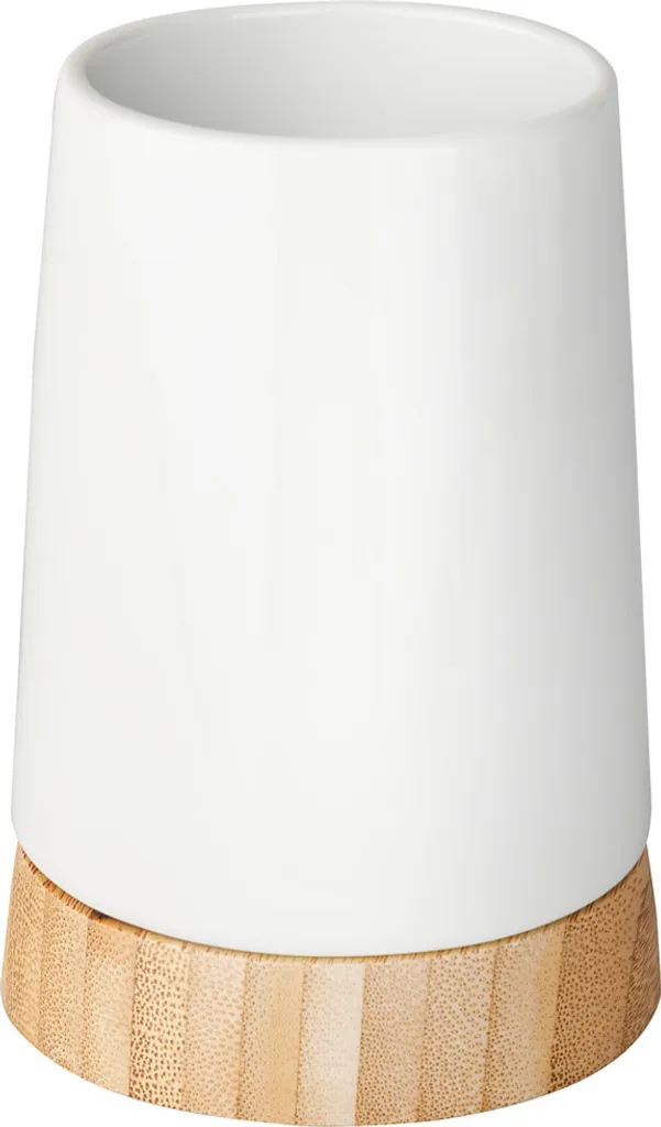 Gobelet pour dentifrice antibactérien WENKO anti-moisissure bois