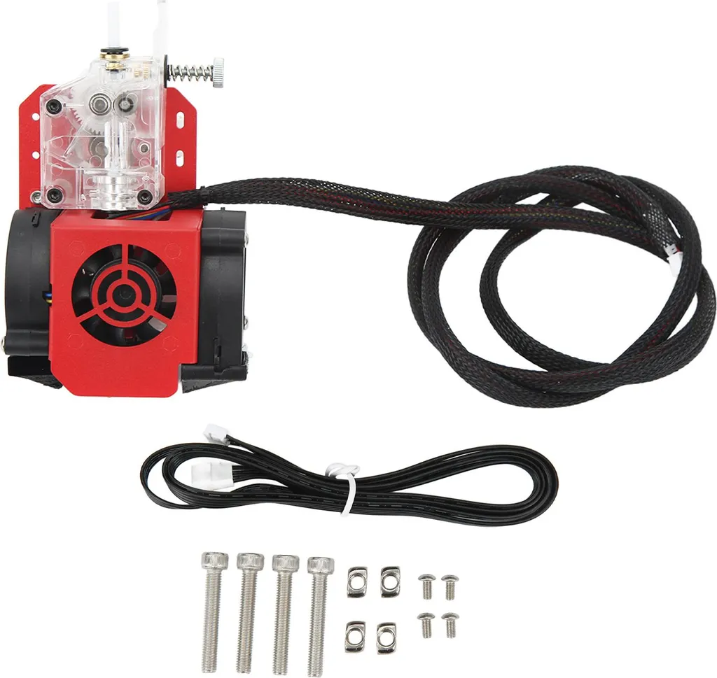 Extrudeuse Double Entraînement 2 Ventilateurs Jet pour Ender 3 V2 Pro