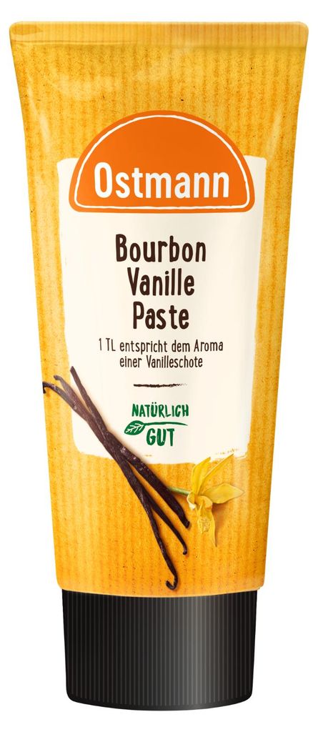 Ostmann Bourbon Vanillepasta, krachtige en intense smaak, Productafbeelding 
