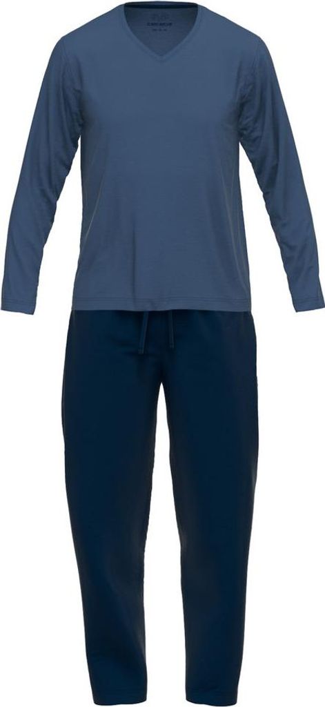 Ceceba Bamboo 31227 Pyjama 620 blau mittel ringel 50