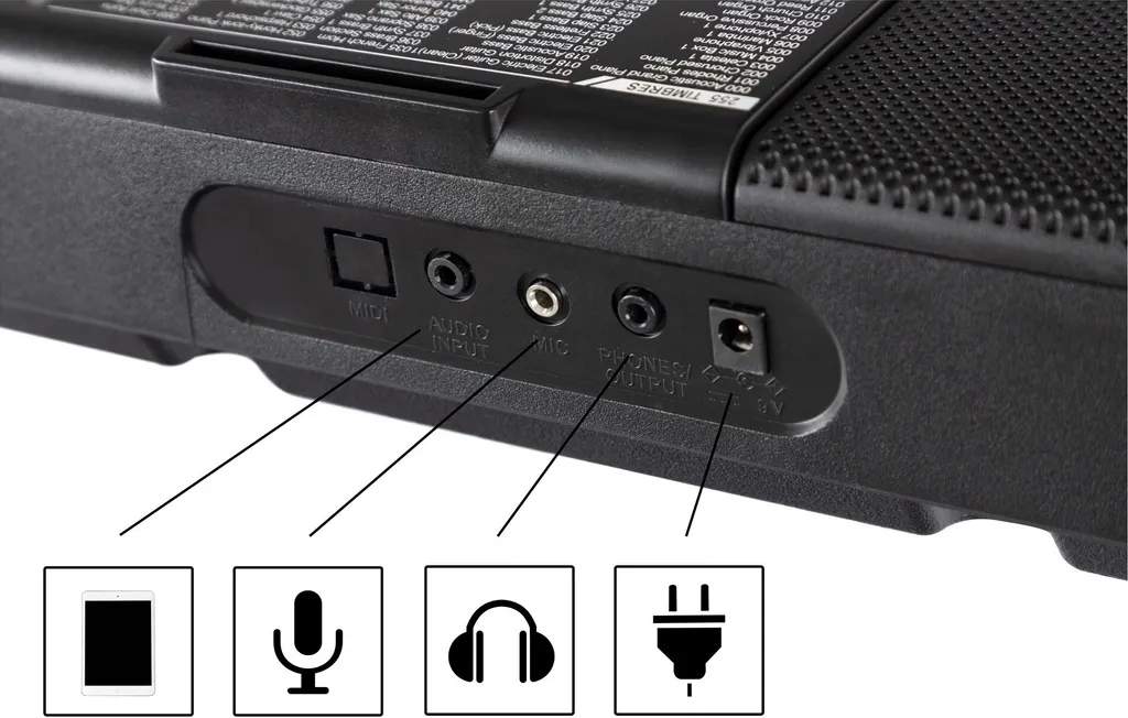 Clavier Arrangeur Numérique McGrey LK-6120-MIC et Micro Filaire Intégré