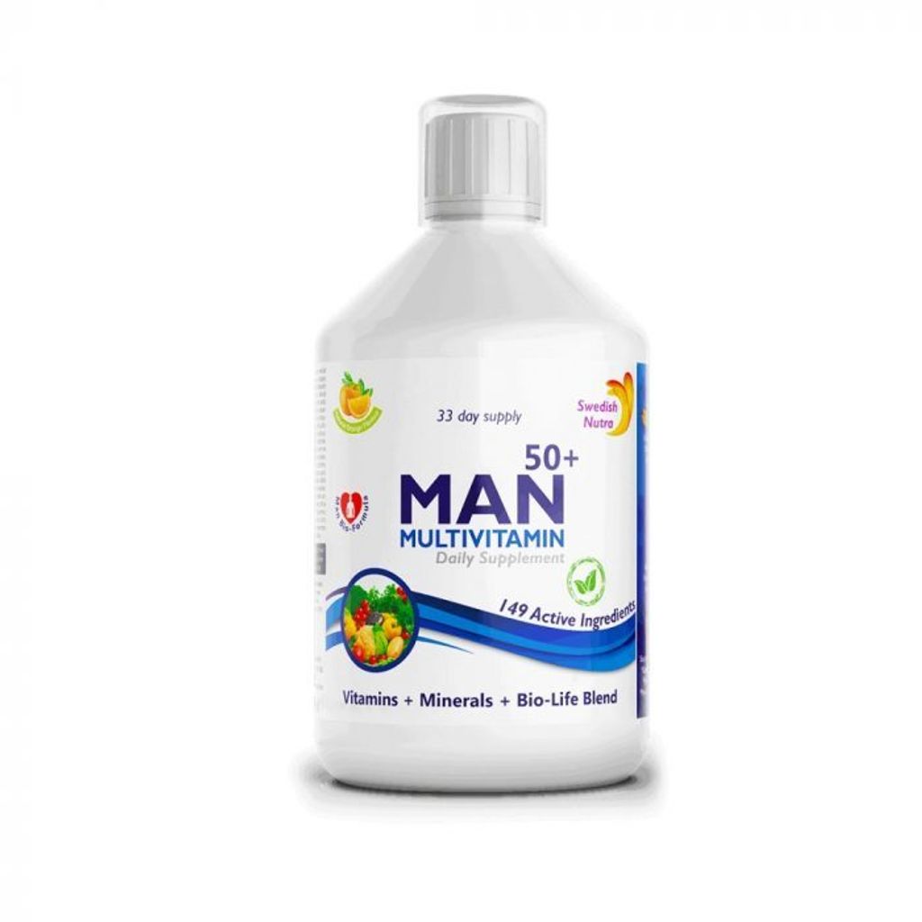 Swedish Nutra MAN 50+ Multivitamin - Multivitamine liquide Image du produit 