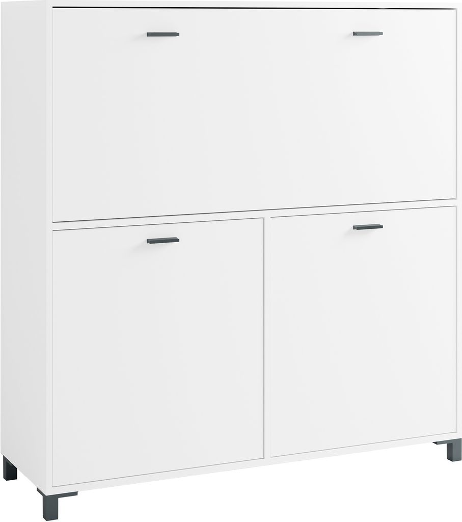 byLIVING Sekretär MONTANA / Sekretär matt weiß / Produktbild 