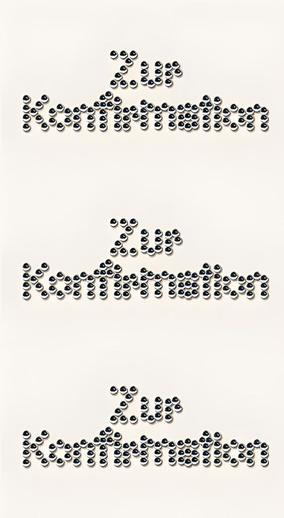 HEYDA Strass-Sticker Zur Konfirmation 75 x 165 cm Acryl glasklar