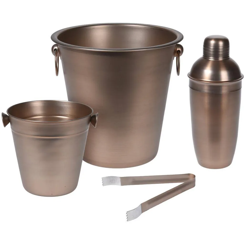 Idea Regalo Set Barman 4 Pezzi: Kit Cocktail per Feste a Casa