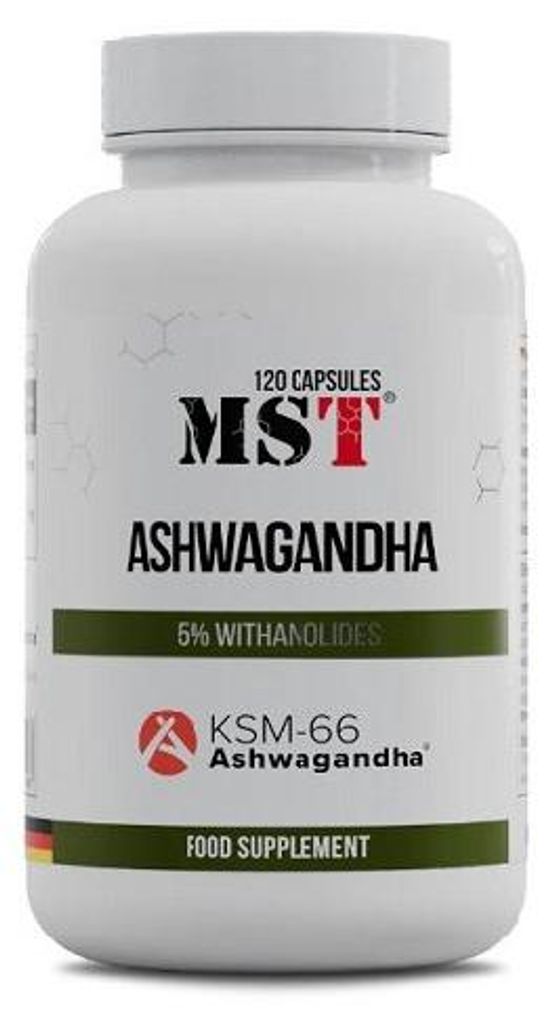 MST - Ashwagandha KSM 66® - 120 Caps Produktbild 