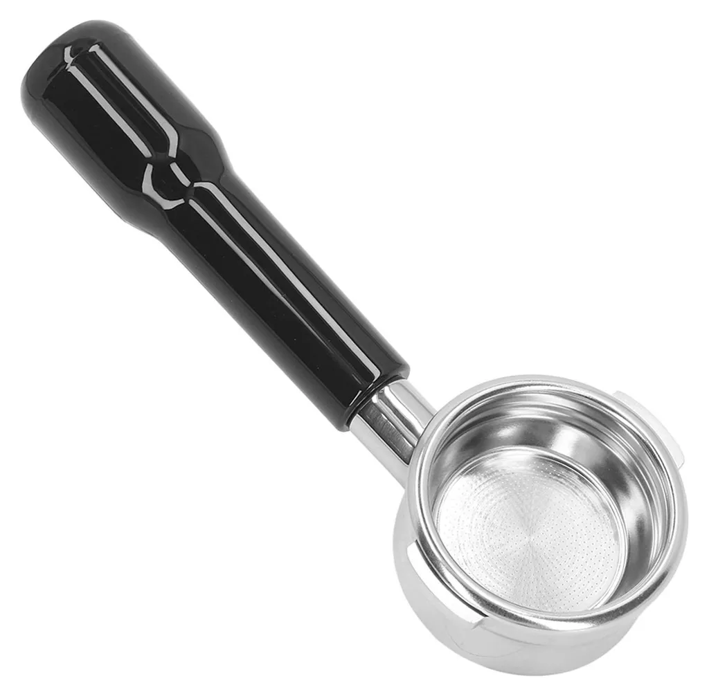 Porte-filtre amovible 58 mm sans fond en inox pour machine café Breville
