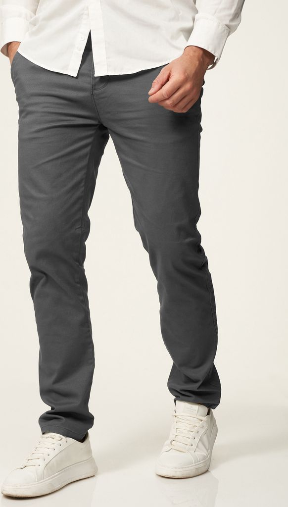 DAILY Baumwolle Herren Chinohose DCPROVO Herren Chino Hose Elastische Jeans Stoffhose Slim-Fit Casual Business