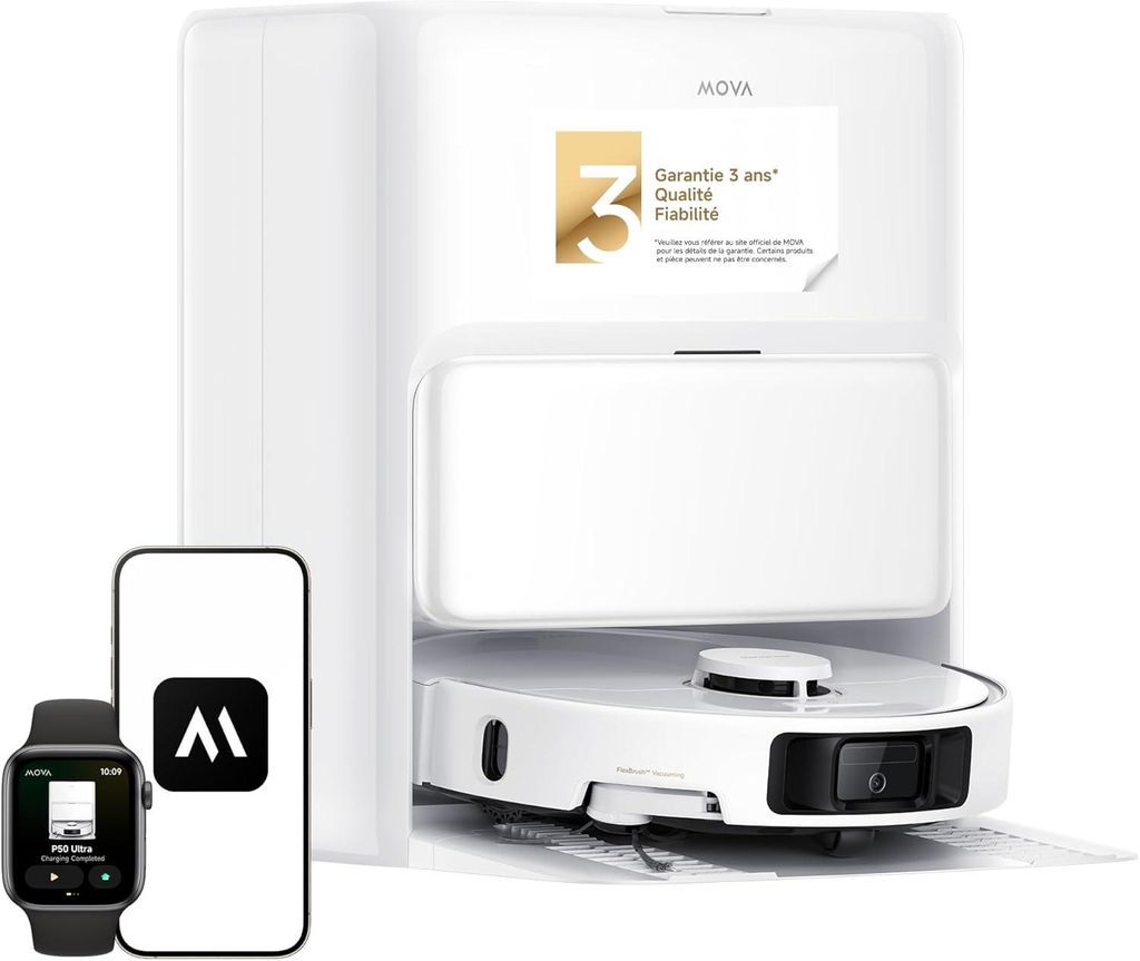 MOVA P50 Ultra Saugroboter mit flexiblem Wischmopp, 19.000 Produktbild 