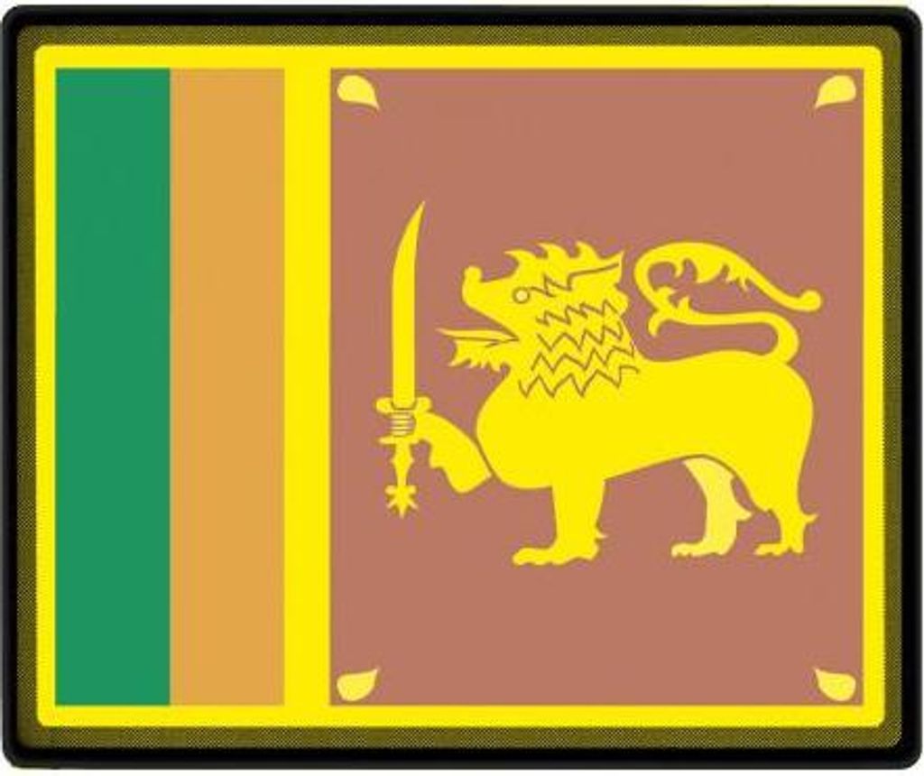 Mousepad Mauspad Länderfahne - Sri Lanka - 82155 Gr. ca. 24 x 20cm