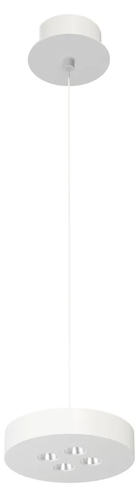Cookie Lampe Suspension LED 12W Cylindrique Blanc Mat CRI90 Graduable