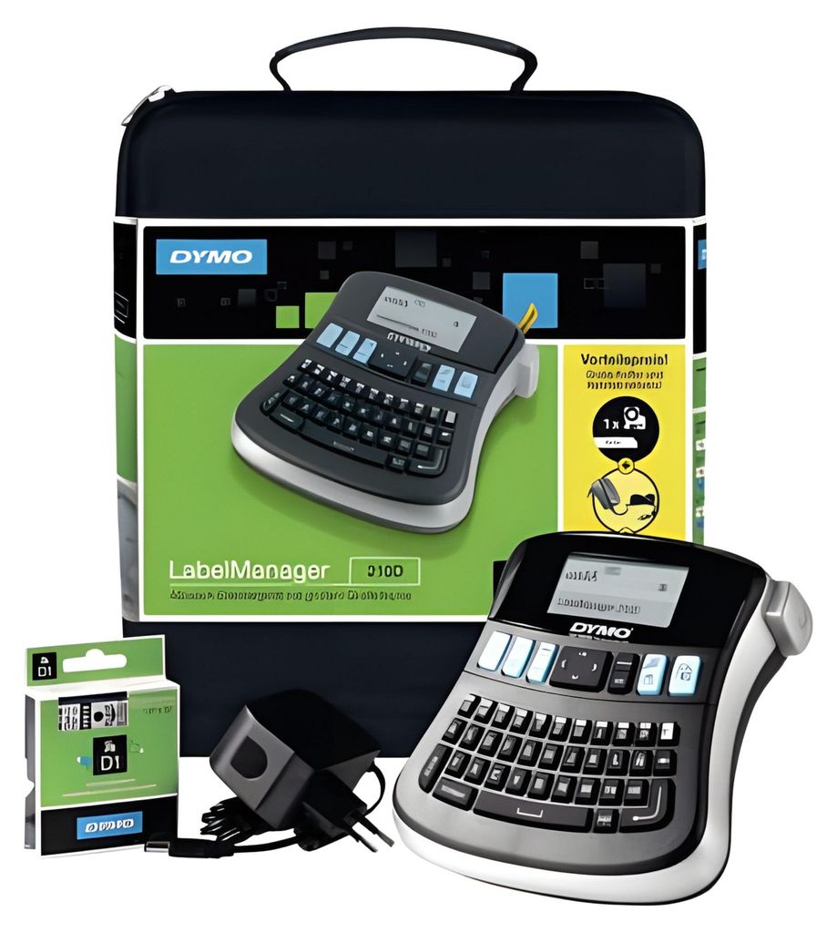 DYMO LabelManager ™ 210D QWERTZ Kitcase, QWERTZ, Zdjęcie produktu 