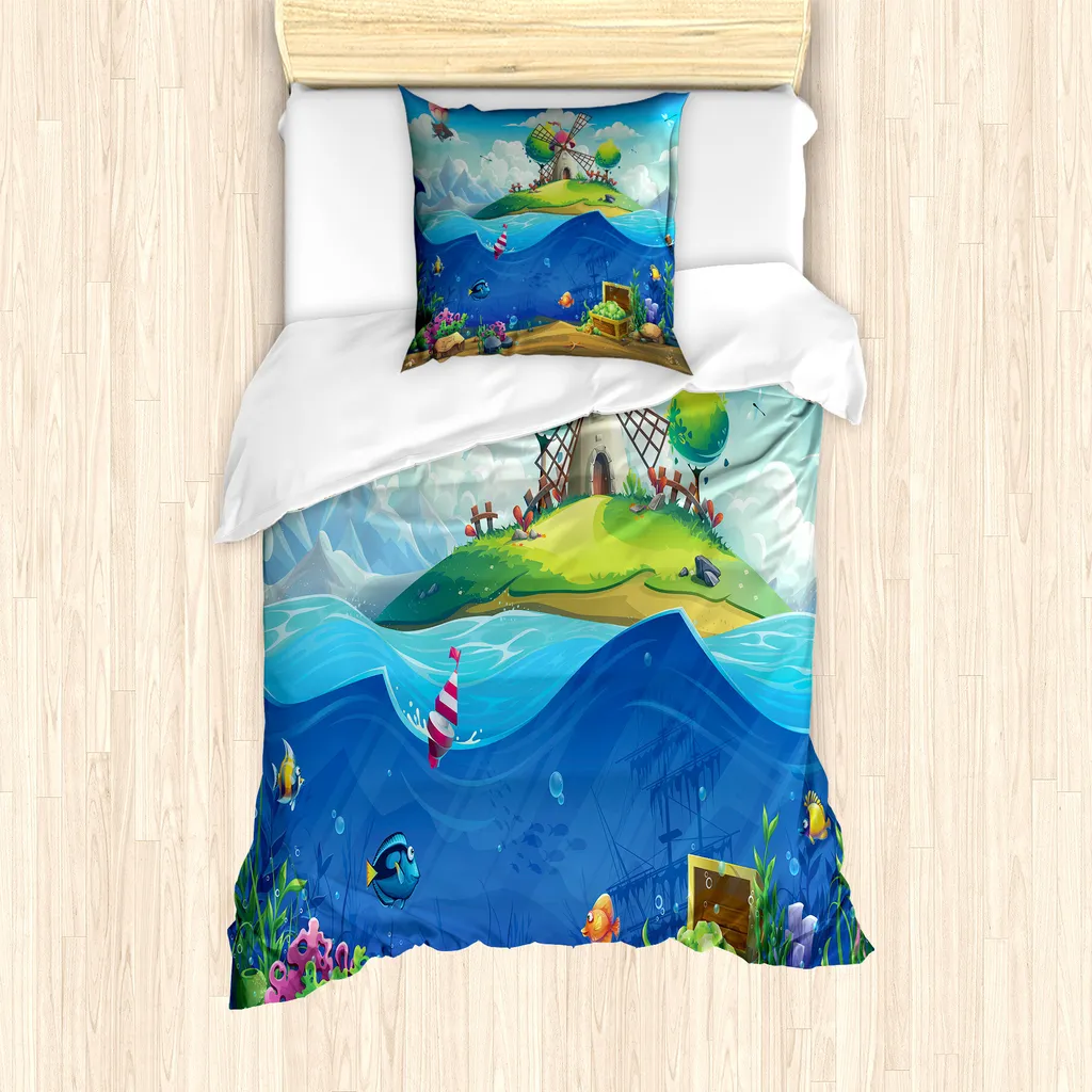 Copripiumino Singolo Antiacaro ABAKUHAUS 135x200 per Bambini