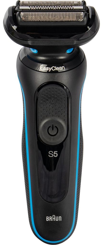 Braun Series 5 52-B1650S, Folienschaber, Blau, Tasten, Produktbild 