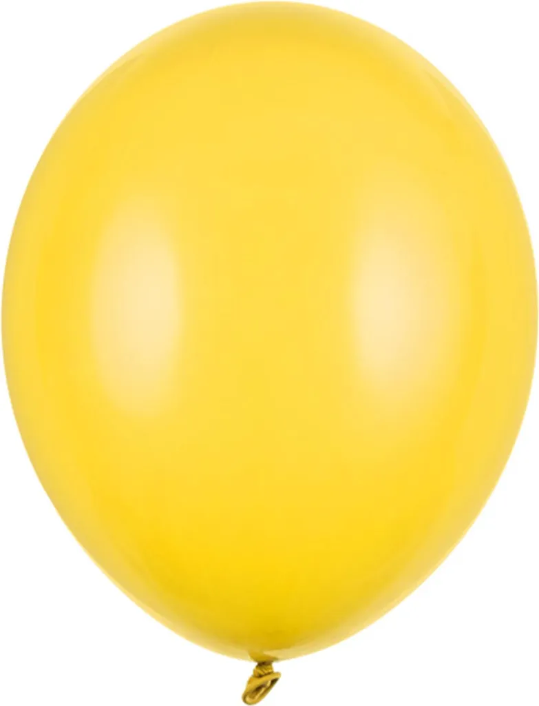 Ballon Ø30cm Jaune Miel Pastel en Latex Résistant - Lot de 100 Unités